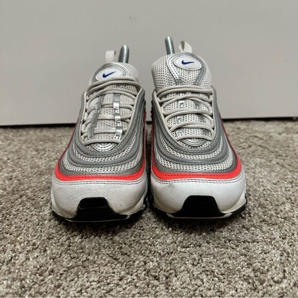 Nike Air Max 97 ESS White/Racer Blue Flash Crimson Women’s Size 7 - Picture 5 of 10